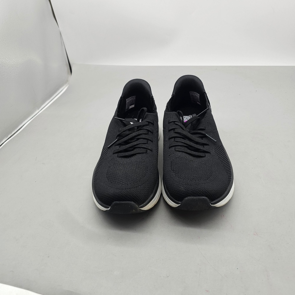 Skechers DLux Walker Swift Fit Mens Sneakers Black White 232635 BKW Running Shoe